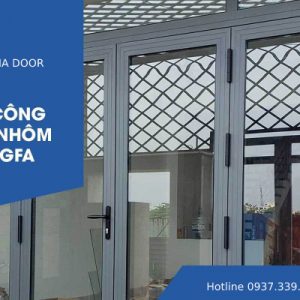 Thi công cửa nhôm Xingfa chất lượng, giá tốt