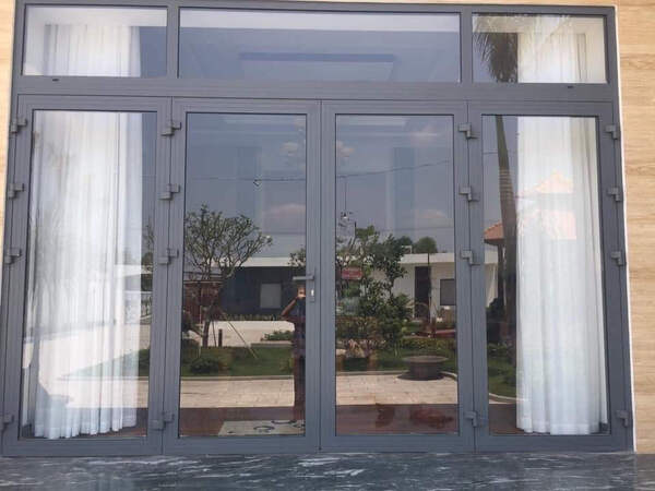 Cửa nhôm nhập khẩu Quảng Tây tem xanh Cửa nhôm nhập khẩu Quảng Tây tem xanh