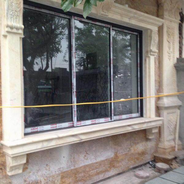 Thi công cửa sổ lùa 3 cánh cho biệt thự cao cấp