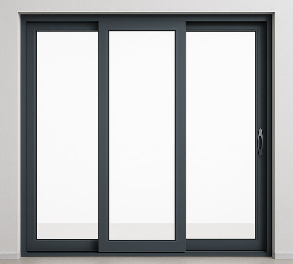 Cửa lùa bản lớn nhôm Xingfa Class A hệ A115