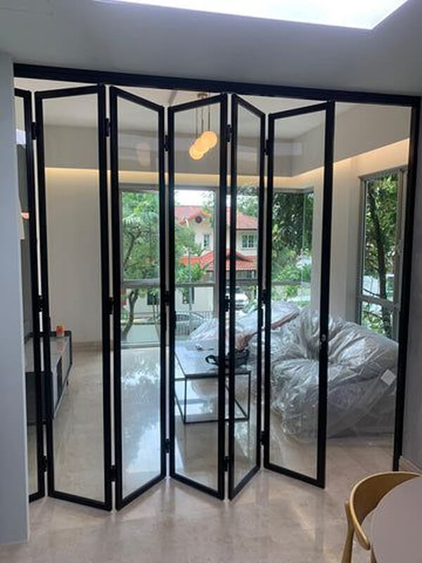 Cửa kính cường lực dạng lùa cao cấp