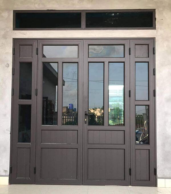 Cửa kính cường lực với khung nhôm Xingfa chắc chắn